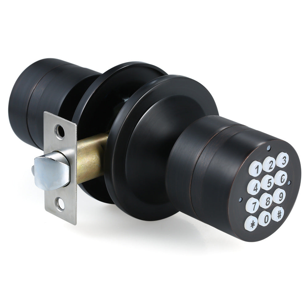 Replaceable spherical electronic code lock