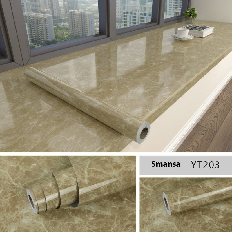 Home Fashion Kitchen Waterproof Marble Sticker
